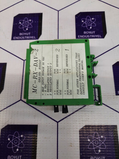 Micro-Control AS MC-RX-DAV-2 Ord.Nr:E02DAV Electronic Housing Enclosure
