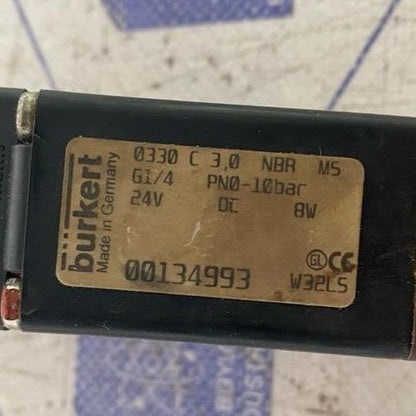 BURKERT 0330 C 3.0 NBR MS Solenoid Valve