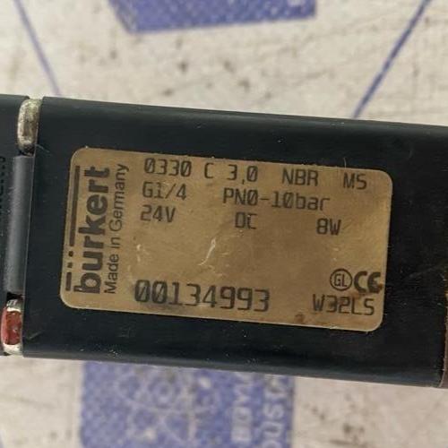 BURKERT 0330 C 3.0 NBR MS Solenoid Valve