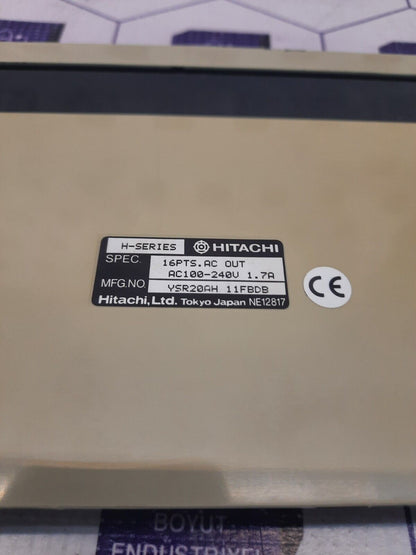 HITACHI YSR20AH 16PTS. AC OUT AC100-240V 1.7A OUTPUT MODULE