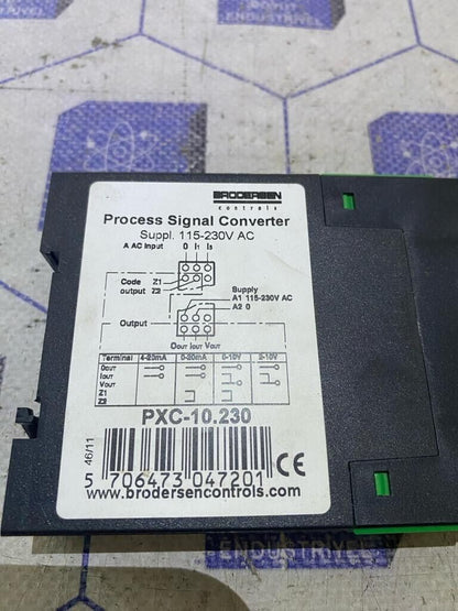 BRODERSEN CONTROLS PXC-10.230 Process Sıgnal Converter