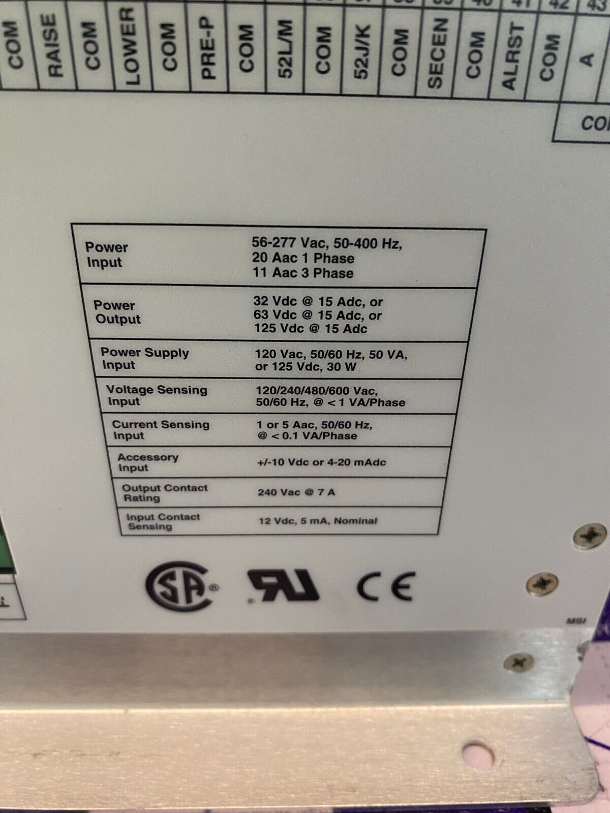 Basler Electric DECS-200-1C Digital Excitation Control System