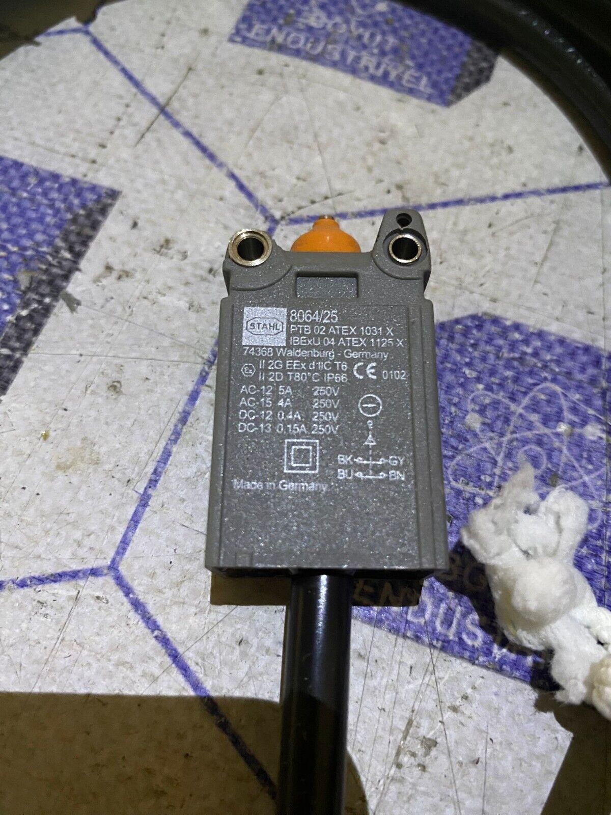 STAHL 8064/25 Limit Switch with Cable