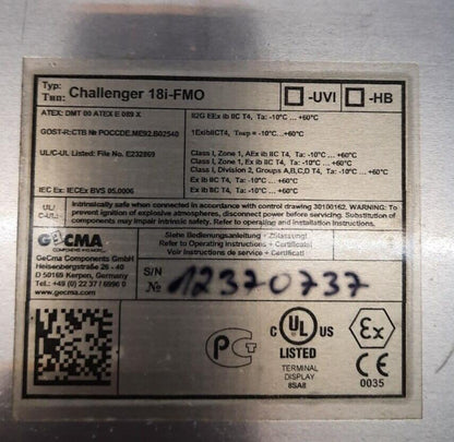 GECMA CHALLENGER 18i-FMO DISPLAY MODULE