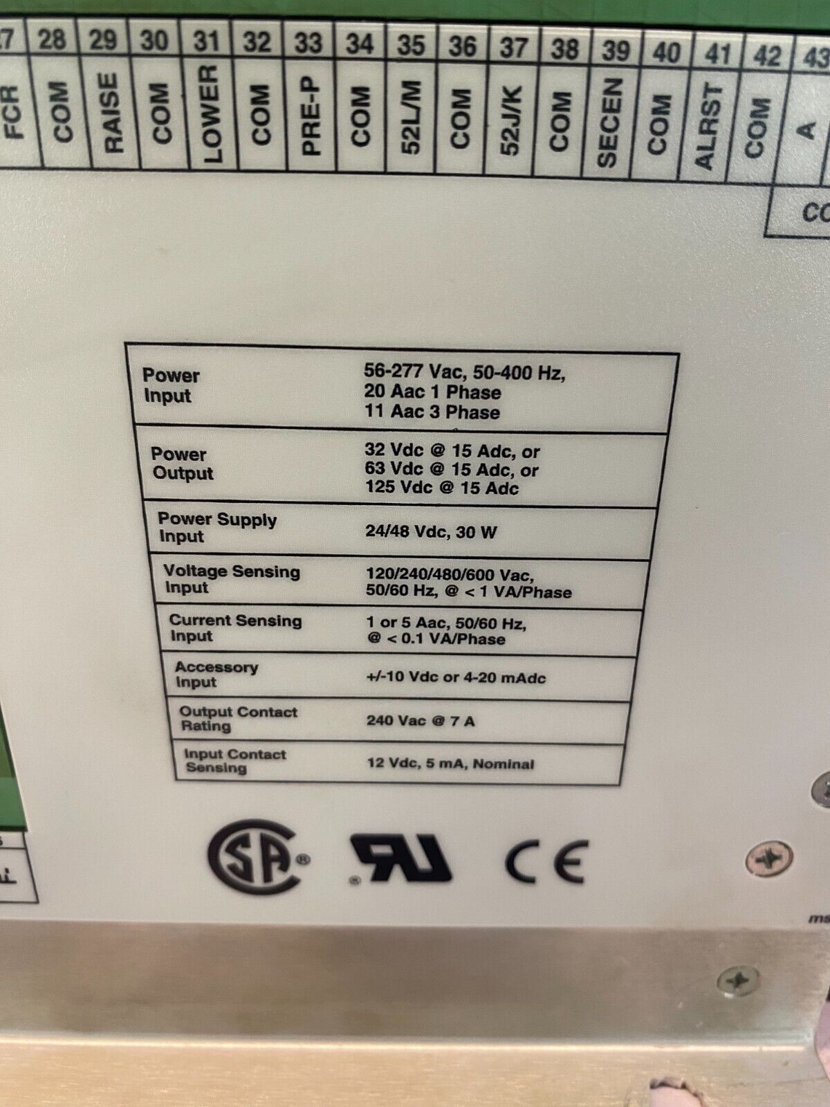 Basler Electric DECS-200-1L Digital Excitation Control System