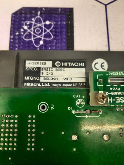 HITACHI BSU09H H-SERIES 9 I/O BASIC BASE