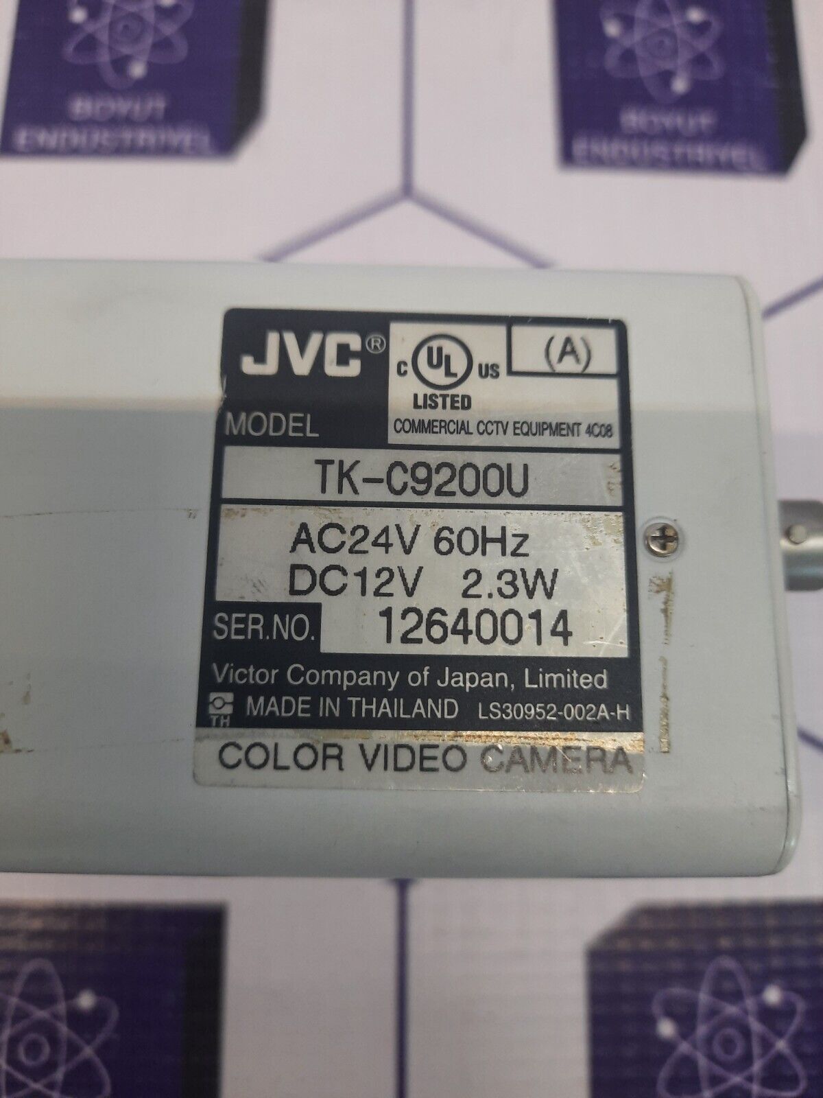 JVC TK-C9200U COLOR VIDEO CAMERA