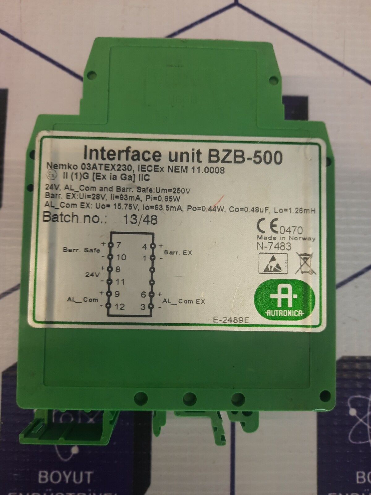 AUTRONICA BZB-500 INTERFACE UNIT