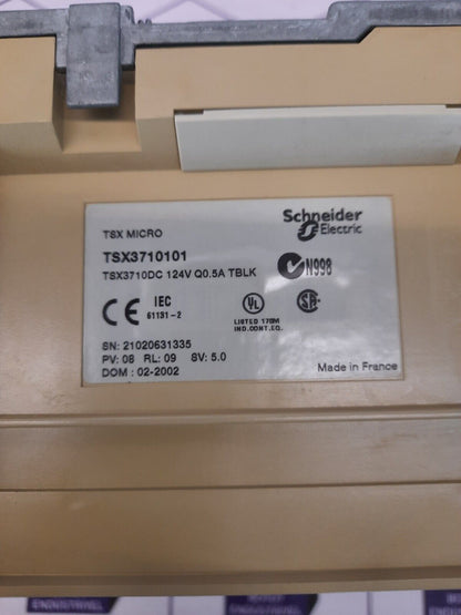 Schneider Electrıc TSX Micro TSX3710101 PLC Module Rack
