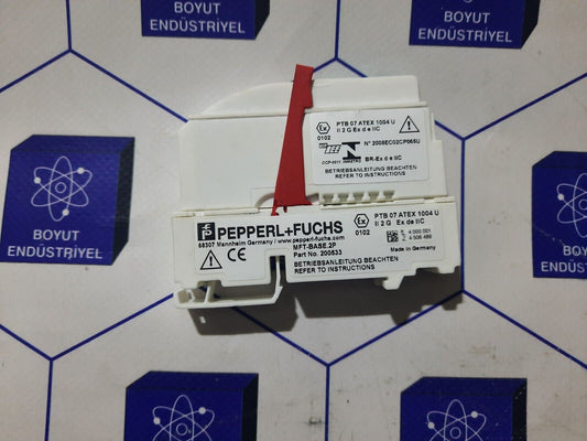 PEPPERL-FUCHS MFT-BASE.2P P/N 200533 / MFT-F.6300 P/N 202755