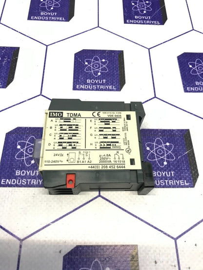IMO TDMA Analogue Timer, TD Series, Multifunction, 0.05 s, 240 h, VDE 0435