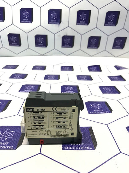 IMO TDMA Analogue Timer, TD Series, Multifunction, 0.05 s, 240 h, VDE 0435