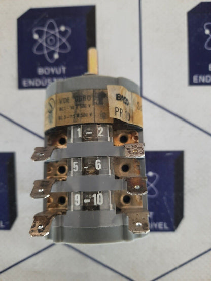 BACO PR 10 8359 CAM SWITCHES