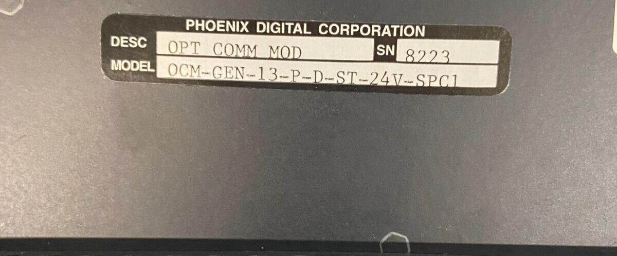 PHOENIX DIGITAL OPT COMM MOD OCM-GEN-13-P-D-ST-24V-SPC1