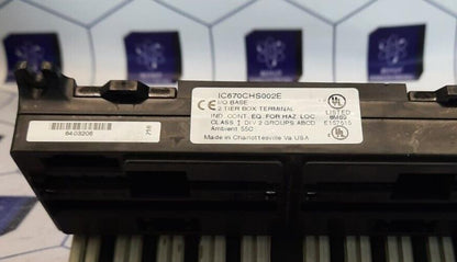 GE FANUC IC670CHS002E I/O BASE 2 TIER BOX TERMINAL