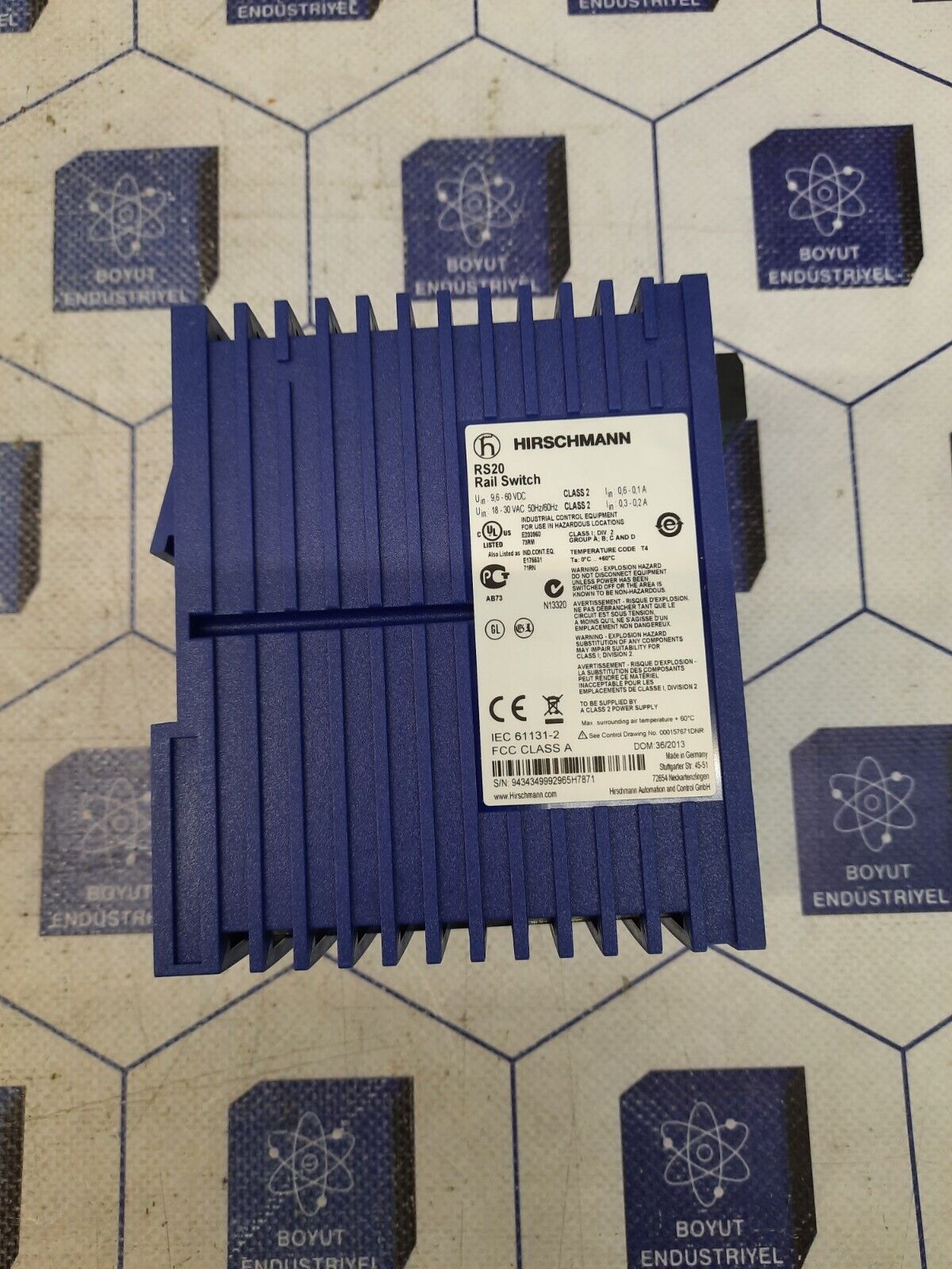 HIRSCHMANN RS20-0800T1T1SDHUHH RAIL SWITCH