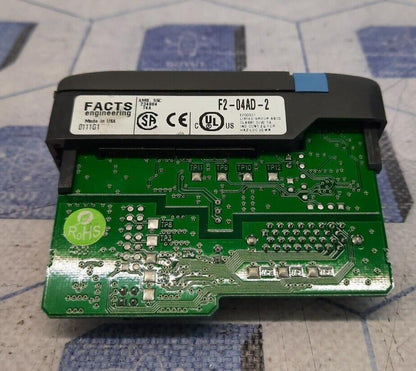 FACTS ENGINEERING F2-04AD-2 INPUT 4 CHANNEL ANALOG MODULE