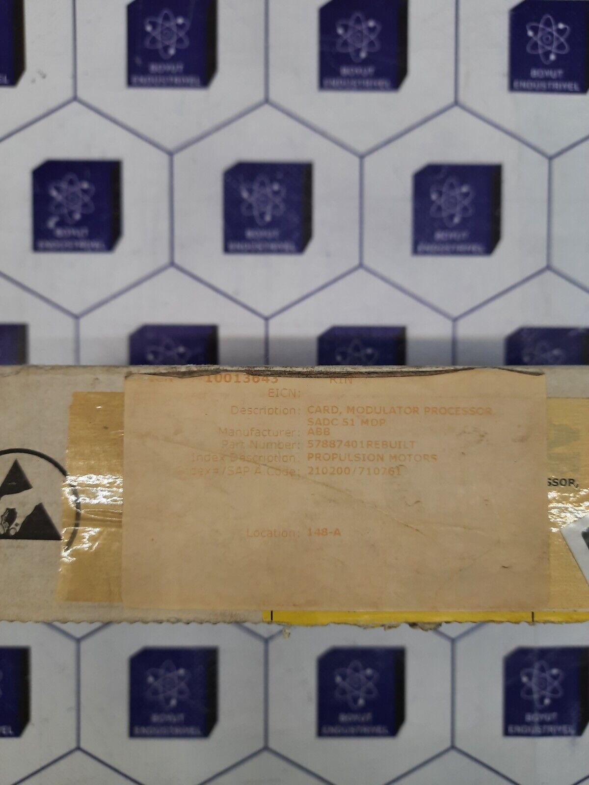 ABB SADC51MDP PROCESSOR CARD 57887401B abb sadcmdp processor card