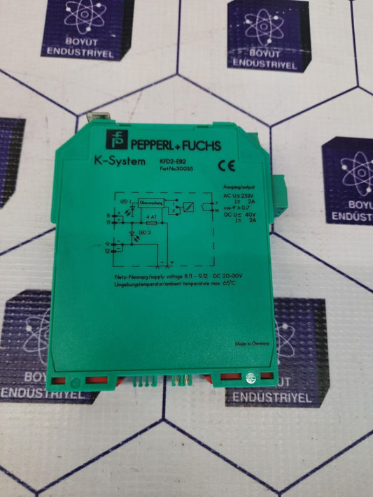 PEPPERL +FUCHS K-SYSTEM KFD2-EB2 PART NO:30035