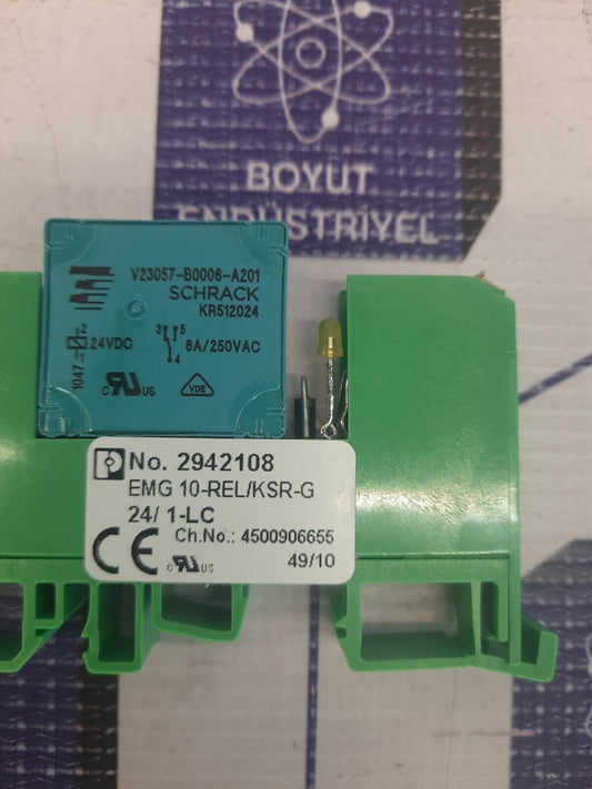 Phoenix Contact Relay Module EMG 10-REL/KSR-G24/1-LC 2942108-V23057-B0006-A201