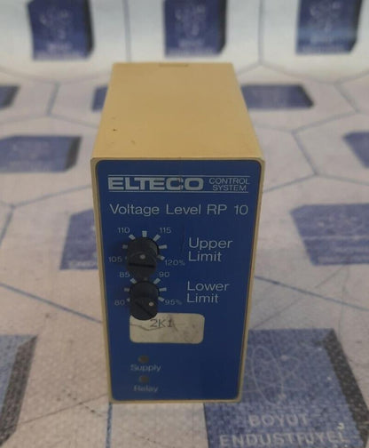 ELTECO RP 10-RP10-1-1-220 CONTROL SYSTEM VOLTAGE LEVEL