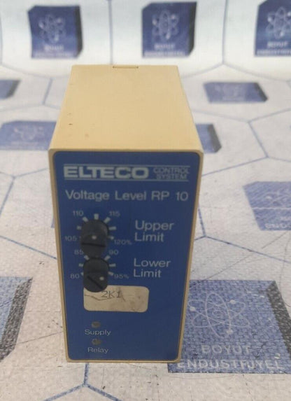ELTECO RP 10-RP10-1-1-220 CONTROL SYSTEM VOLTAGE LEVEL