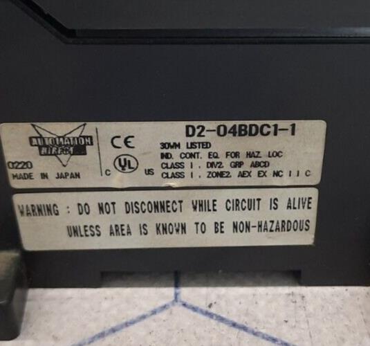 DIRECT LOGIC 205 Koyo PLC D2-04BDC-1