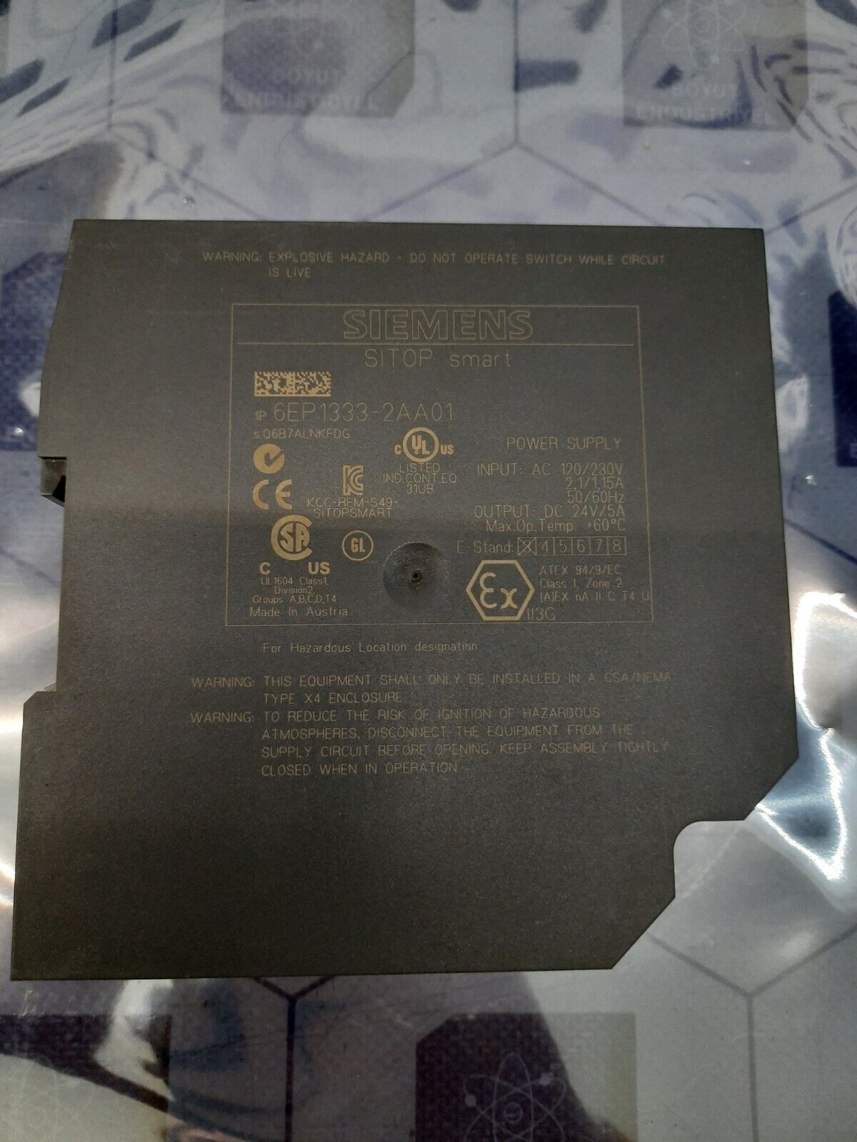 Sıemens Sıtop Smart 1p 6EP1 333-2AA01 Power Supply