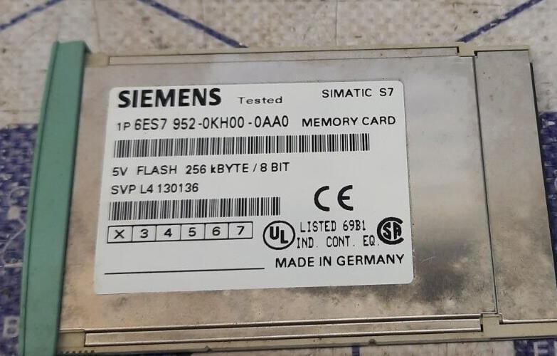 SIEMENS SIMATIC S7 1P 6ES7 952-0KH00-0AA0 MEMORY CARD