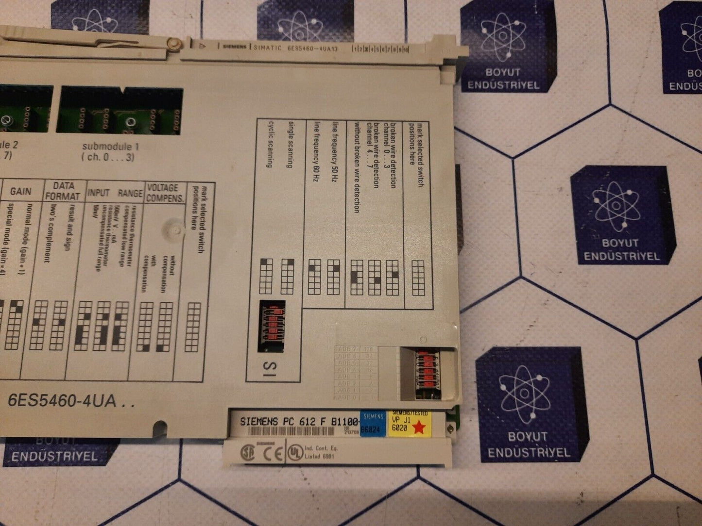 SIEMENS 6ES5460-4UA13 ANALOG INPUT MODULE