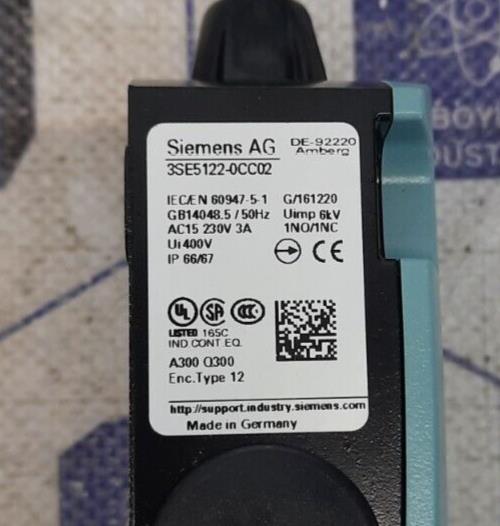 SIEMENS 3SE5122-0CC02 LIMIT SWITCH