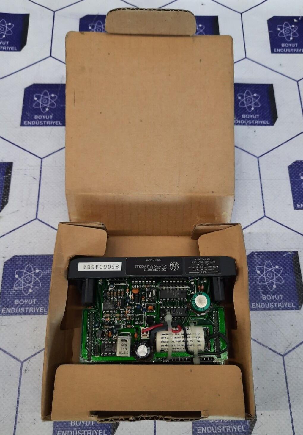 GE FANUC IC610CPU101C PROGRAMMABLE CONTROLLER CPU W/1K RAM MODULE