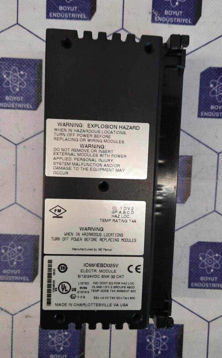GE FANUC IC660BBD025V GENIUS 32PT SINK 5/12/24VDC BLOCK