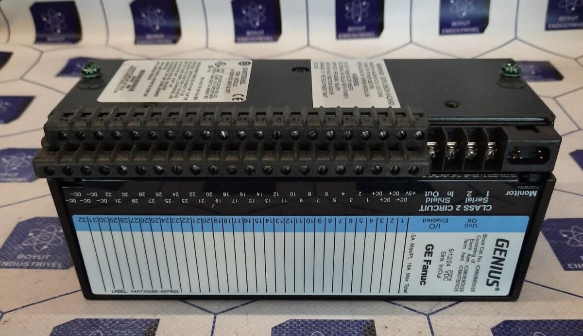 GE FANUC IC660BBD025V GENIUS 32PT SINK 5/12/24VDC BLOCK