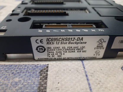 GE FANUC IC695CHS012-DA 12- SLOT BACKPLANE