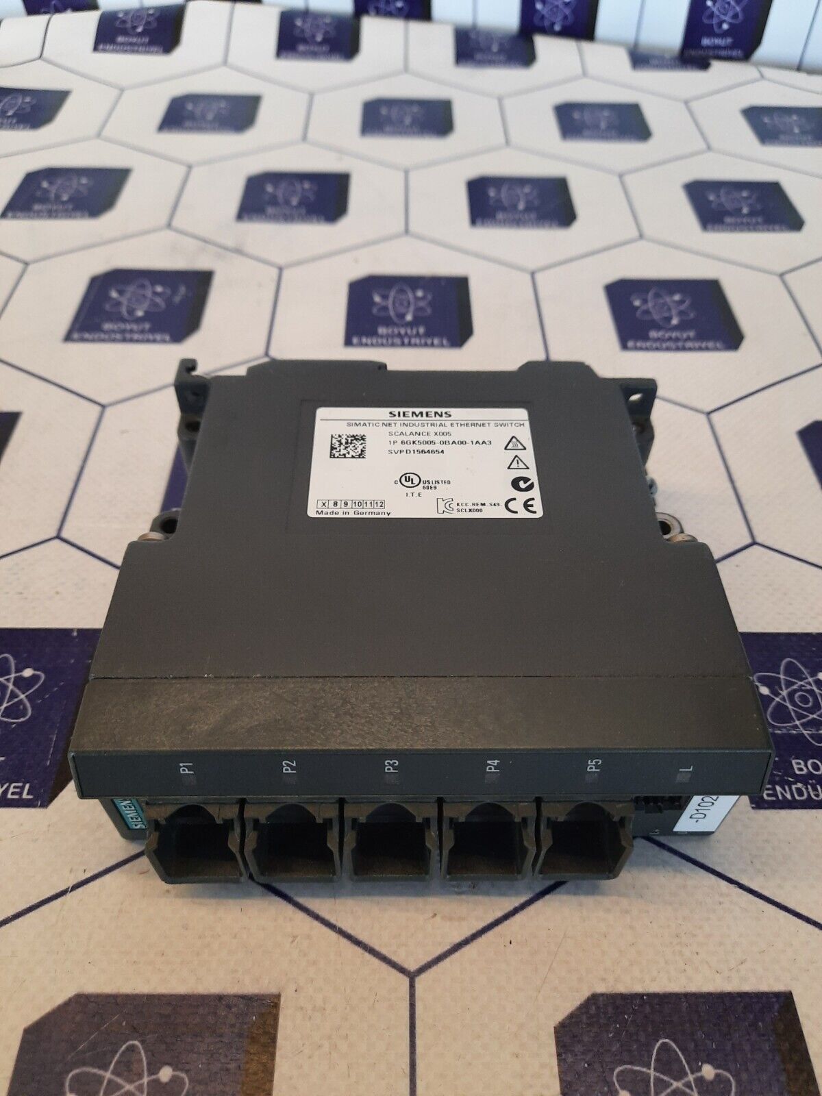SIEMENS SIMATIC NET INDUSTRIAL ETHERNET SWITCH 1P 6GK5005-0BA00-1AA3
