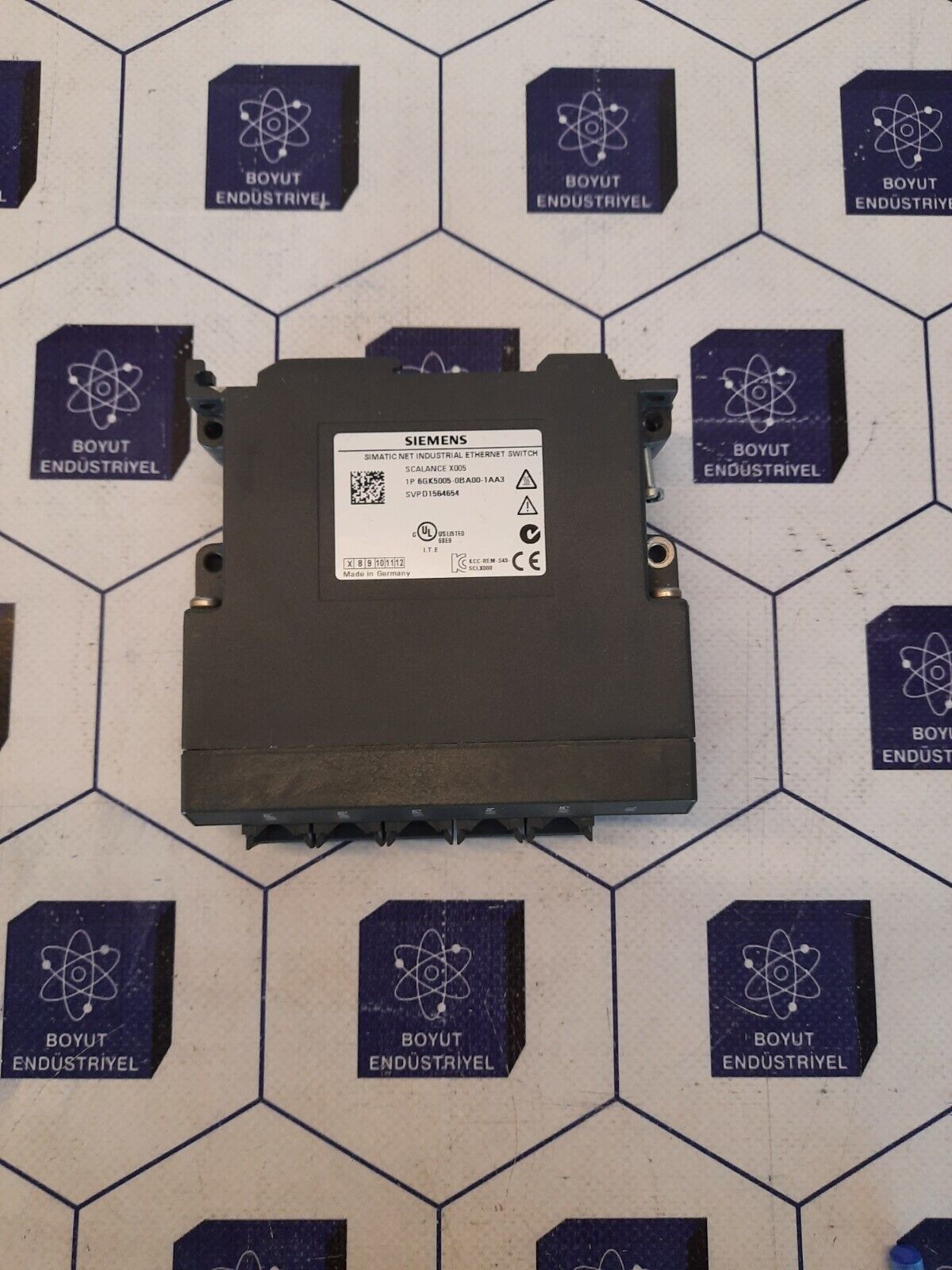 SIEMENS SIMATIC NET INDUSTRIAL ETHERNET SWITCH 1P 6GK5005-0BA00-1AA3