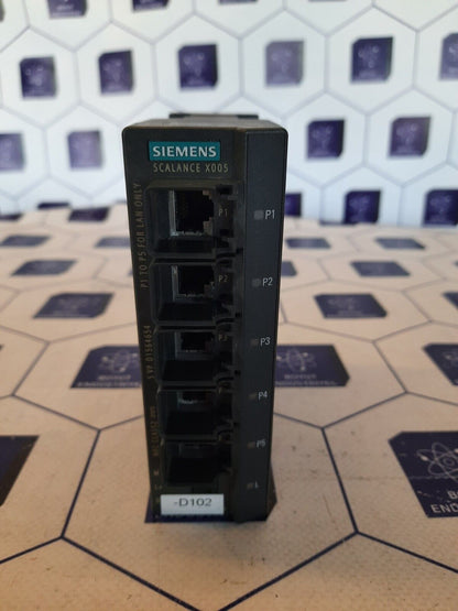 SIEMENS SIMATIC NET INDUSTRIAL ETHERNET SWITCH 1P 6GK5005-0BA00-1AA3