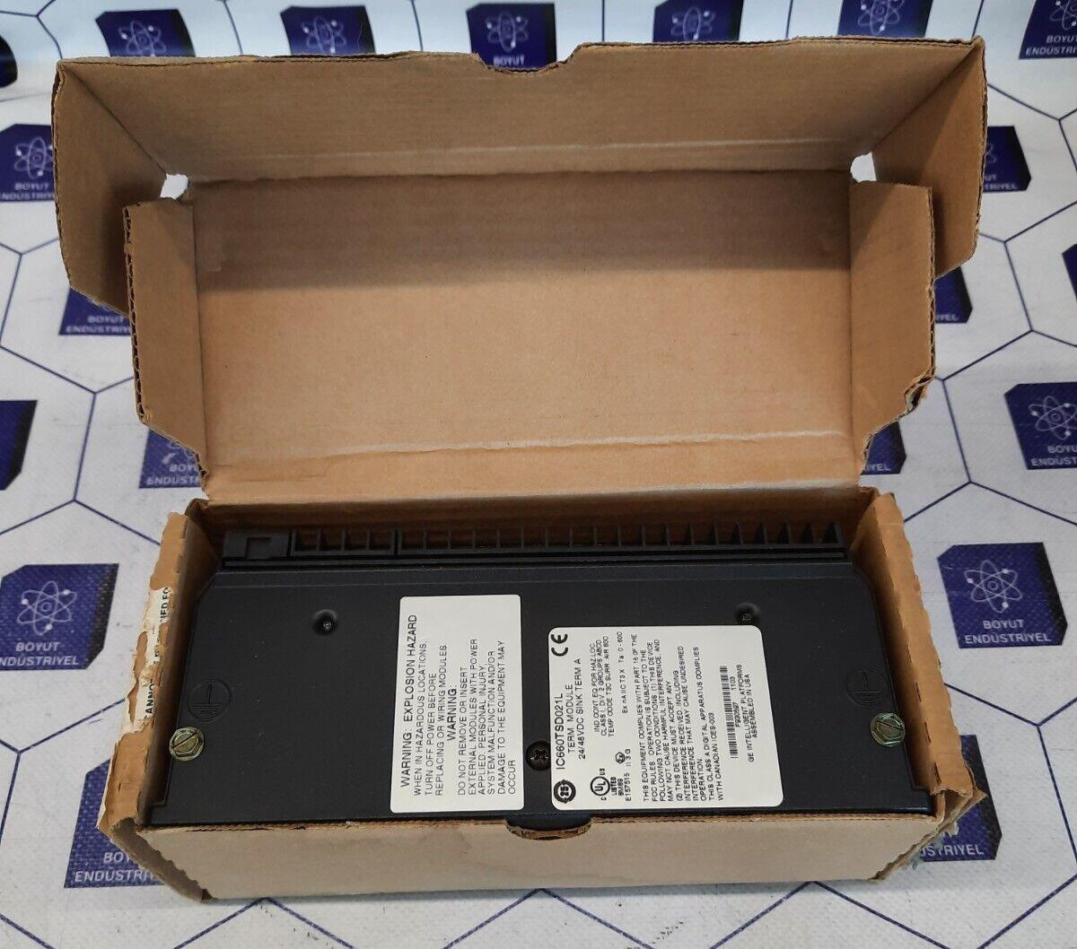 GE FANUC IC660BBD021X / IC660BBD021T GENIUS 16PT SINK 24/48VDCBLOCK