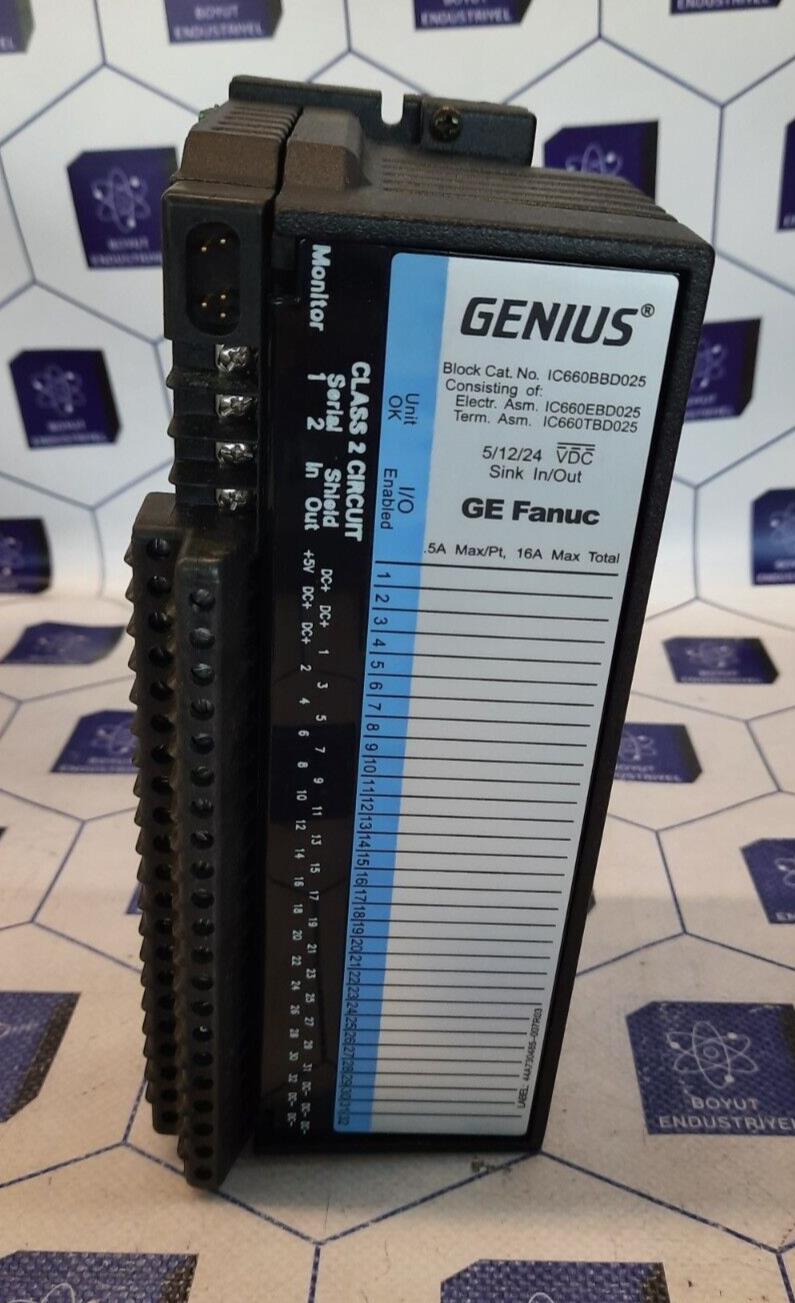 GE FANUC IC660BBD025U GENIUS 32PT SINK BLOCK