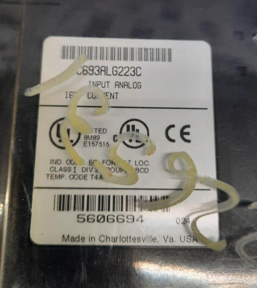GE FANUC IC693ALG223C INPUT ANALOG 16PT CURRENT