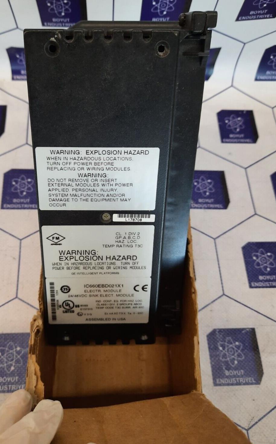 GE FANUC IC660BBD021X1 GENIUS 16PT SINK 24/48VDCBLOCK