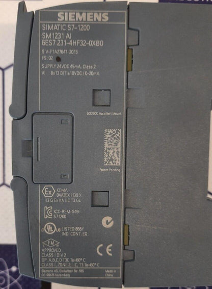 SIEMENS SIMATIC S7-1200 6ES7 231-4HF32-0XB0