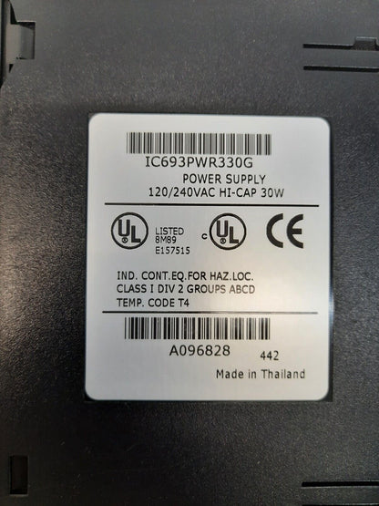 GE FANUC IC693PWR330G POWER SUPPLY