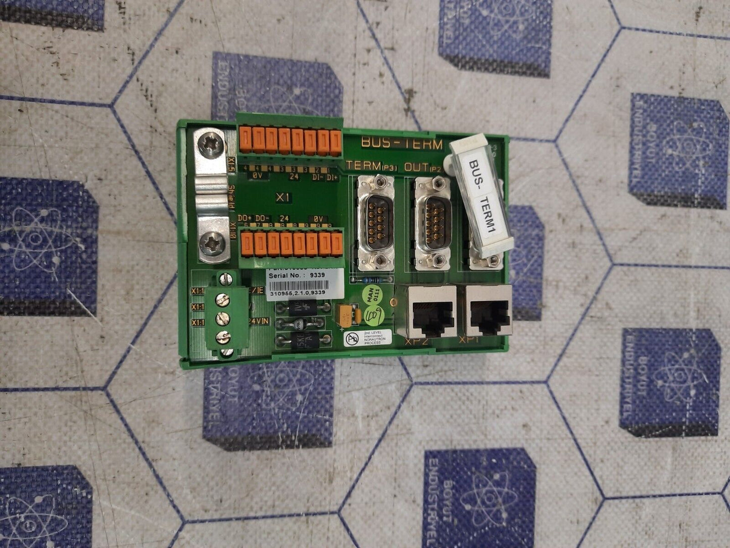 KONGSBERG BUS TERM BOARD 310955 REV.2.1.0