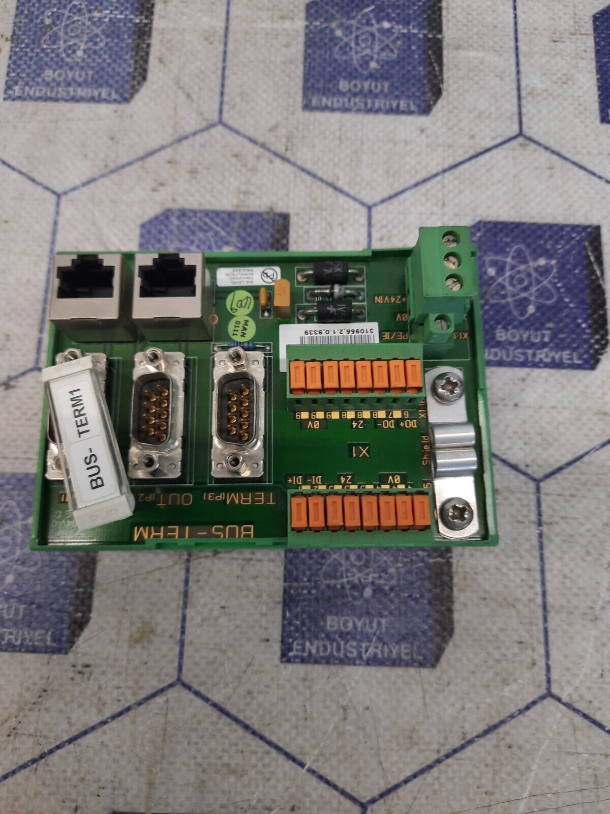 KONGSBERG BUS TERM BOARD 310955 REV.2.1.0