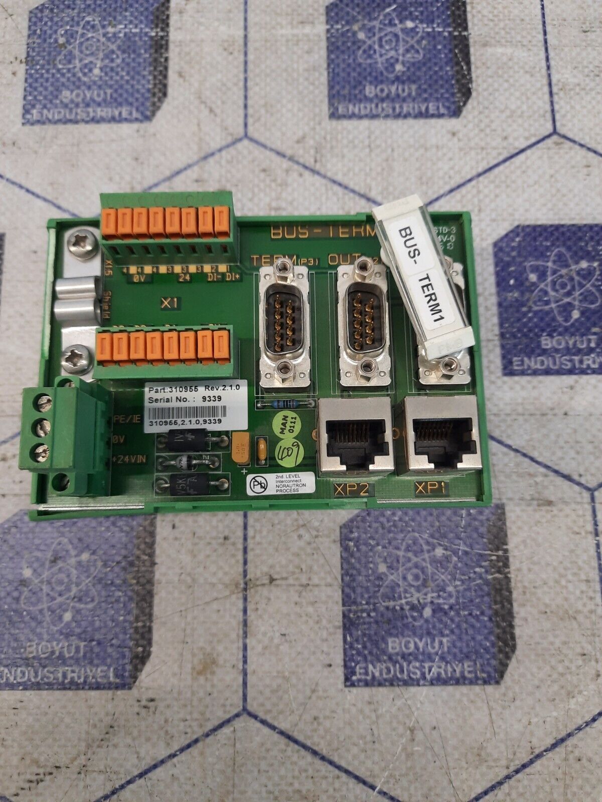 KONGSBERG BUS TERM BOARD 310955 REV.2.1.0