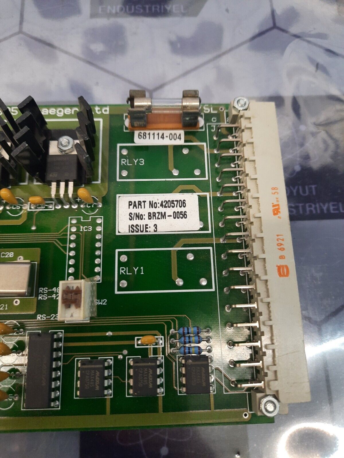 DRAGER REGARD MODBUS 4205706 REV 1.9 CARD