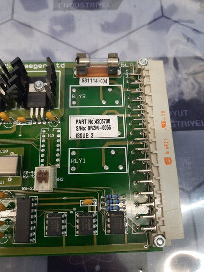DRAGER REGARD MODBUS 4205706 REV 1.9 CARD