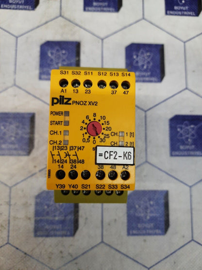 PİLZ PNOZ XV2 30/24VDC 2n/o 2n/o Safety Relay